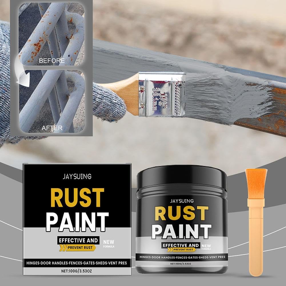 Pintura anticorrosiva para metal con pincel (100 g), convertidor de óxido y restaurador de superficies - additional image 2