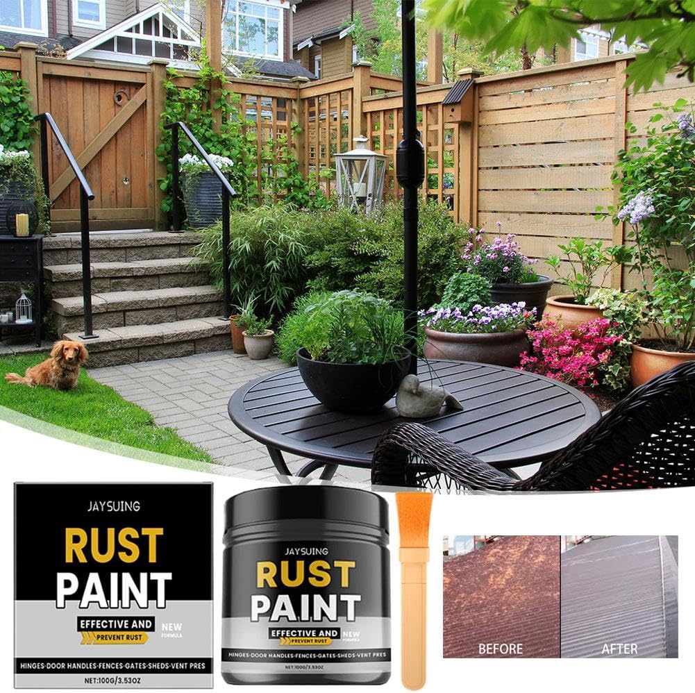 Pintura anticorrosiva para metal con pincel (100 g), convertidor de óxido y restaurador de superficies - additional image 3