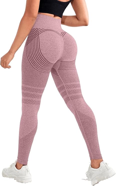 Leggins Mujer Push Up rojo talla unica